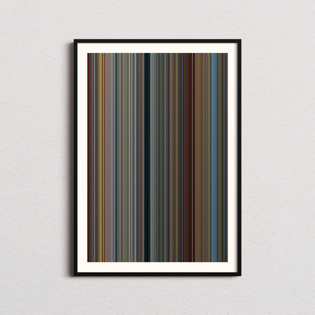 The King and I Movie Barcode Poster - Barcode Only