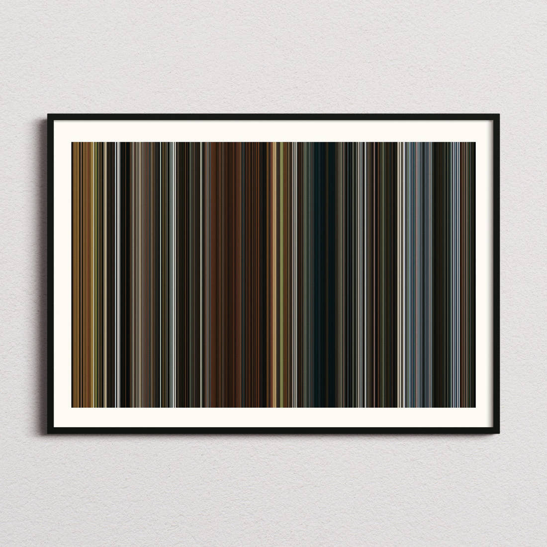 The King's Man Movie Barcode Poster - Barcode Only