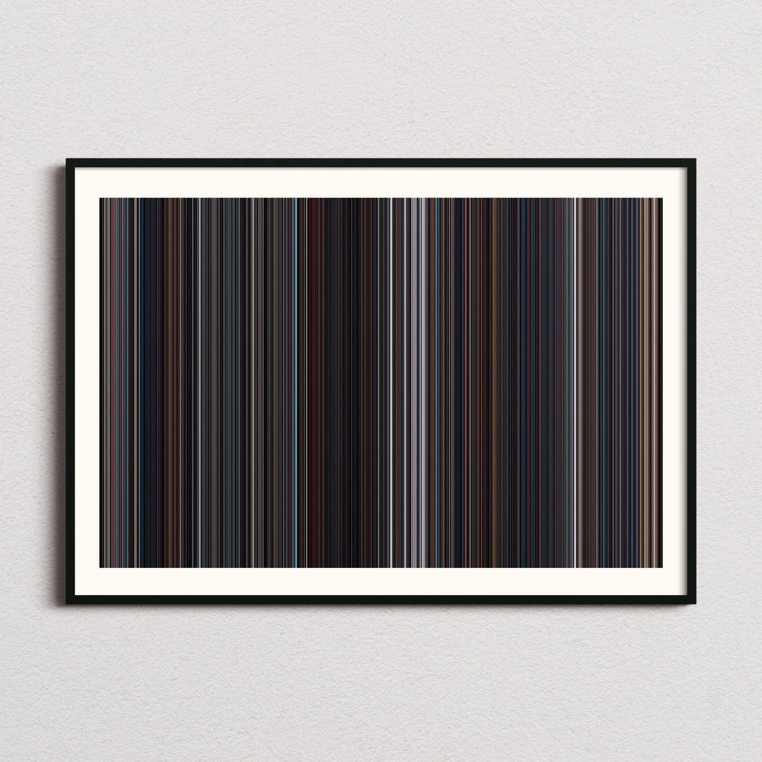 The King's Speech Movie Barcode Poster - Barcode Only