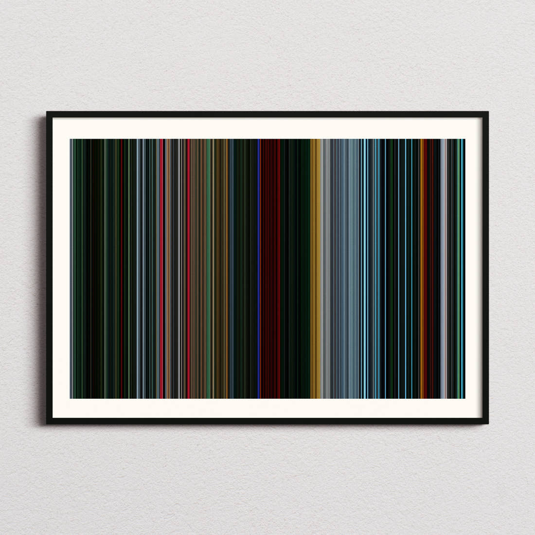The Last Assassins Movie Barcode Poster - Barcode Only