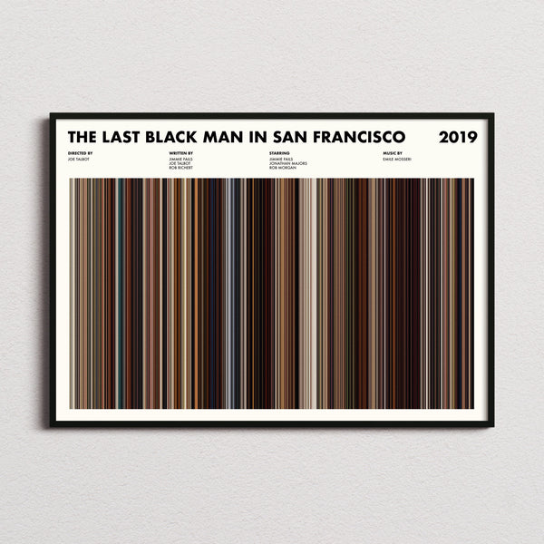 The Last Black Man In San Francisco Movie Barcode Poster