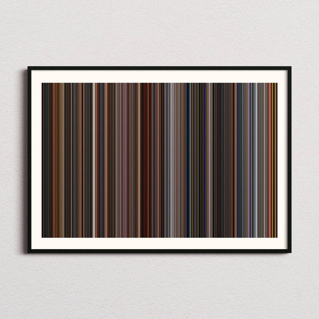The Last Emperor Movie Barcode Poster - Barcode Only