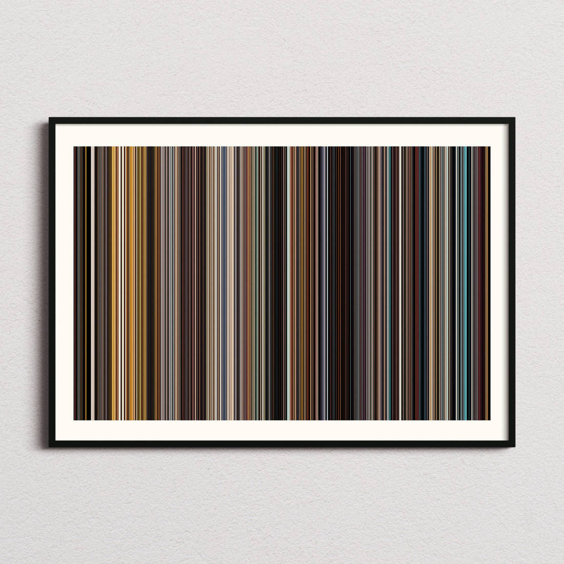 The Last King of Scotland Movie Barcode Poster - Barcode Only
