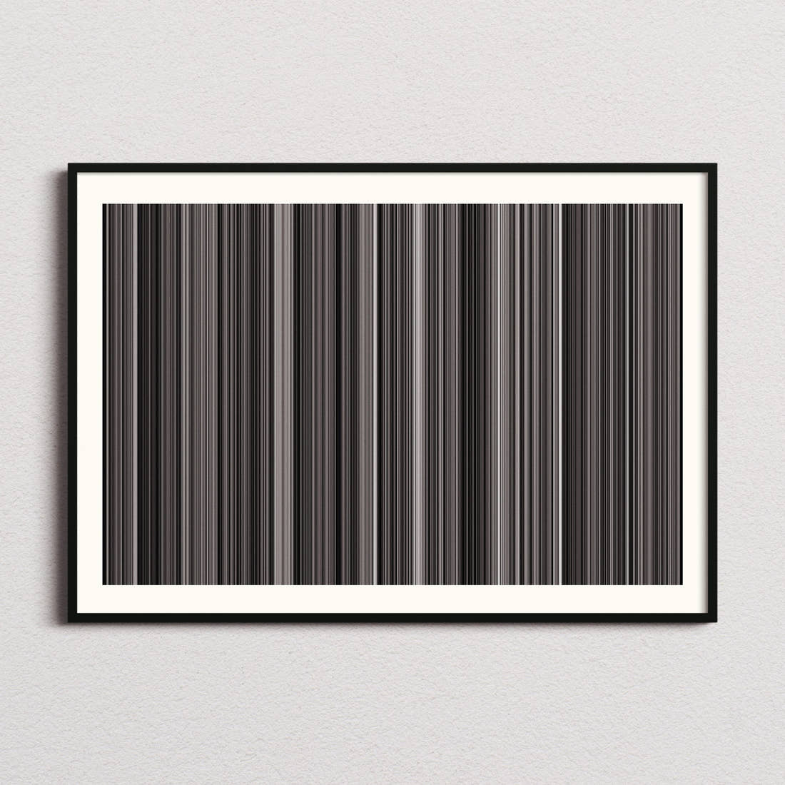 The Last Picture Show Movie Barcode Poster - Barcode Only