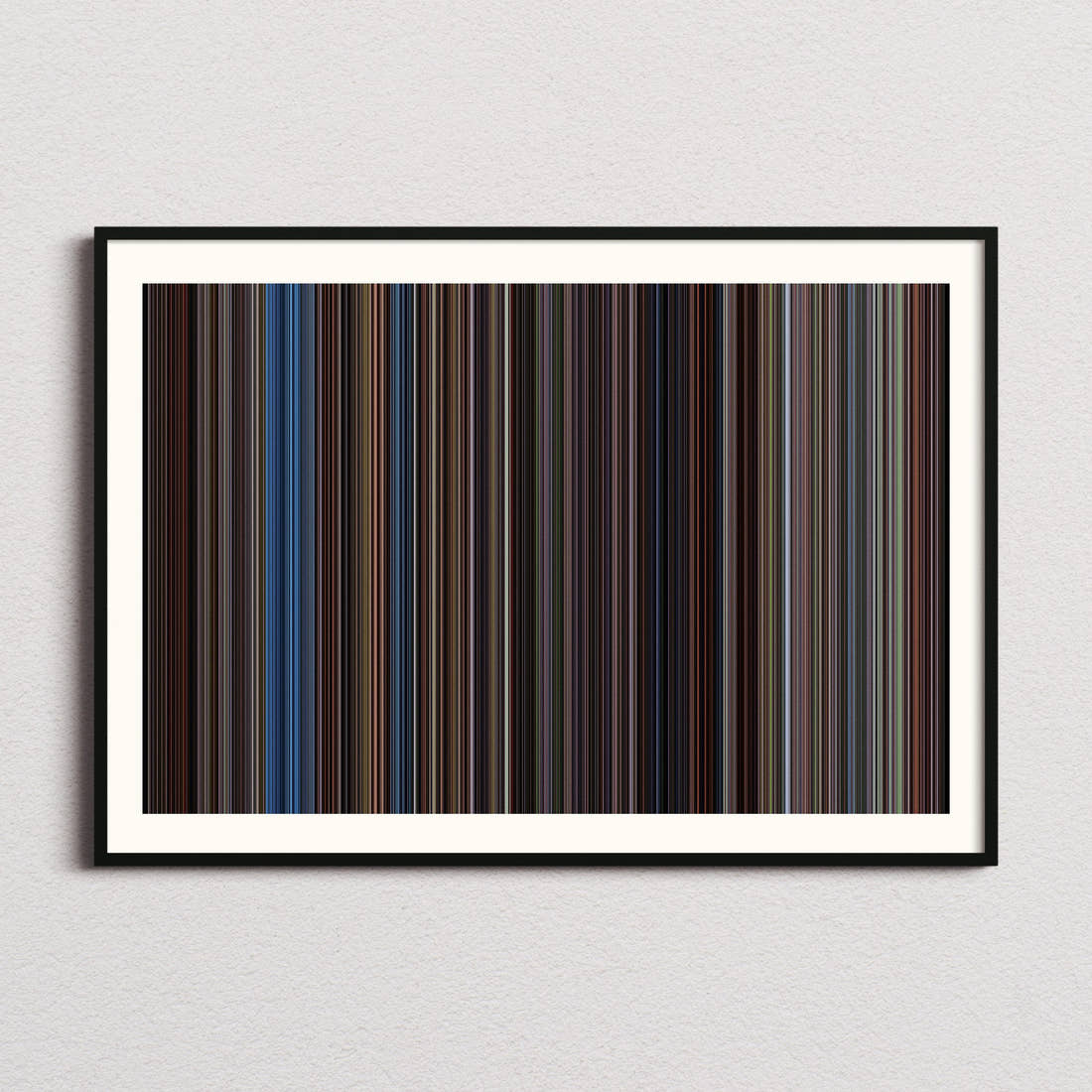 The Last Samurai Movie Barcode Poster - Barcode Only