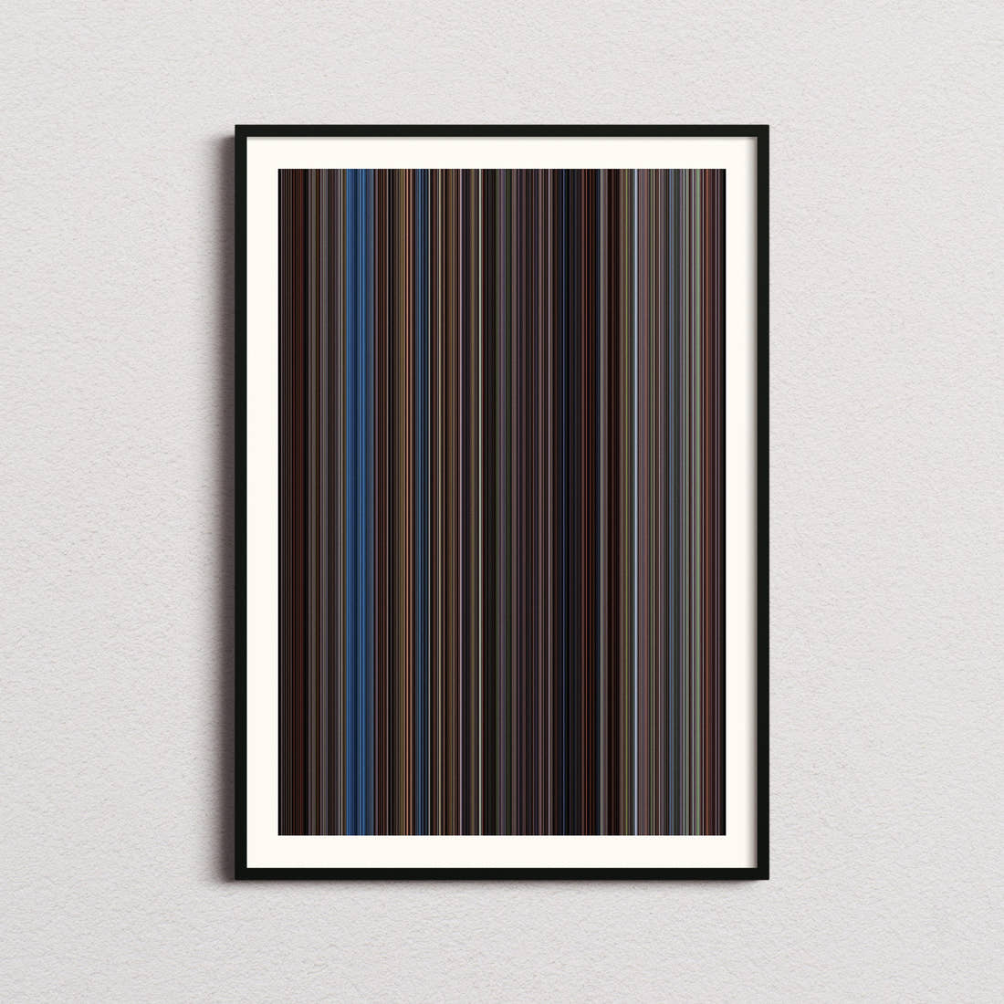The Last Samurai Movie Barcode Poster - Barcode Only