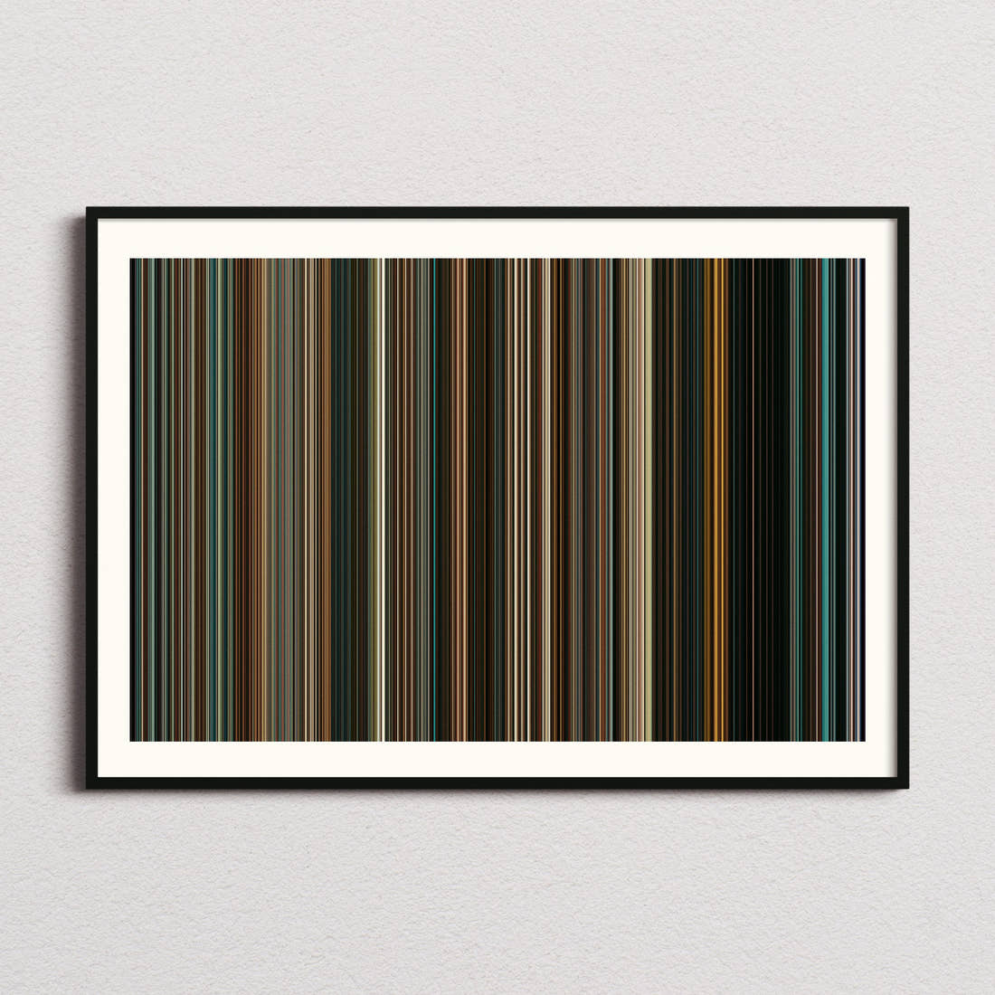 The Last Showgirl Movie Barcode Poster - Barcode Only