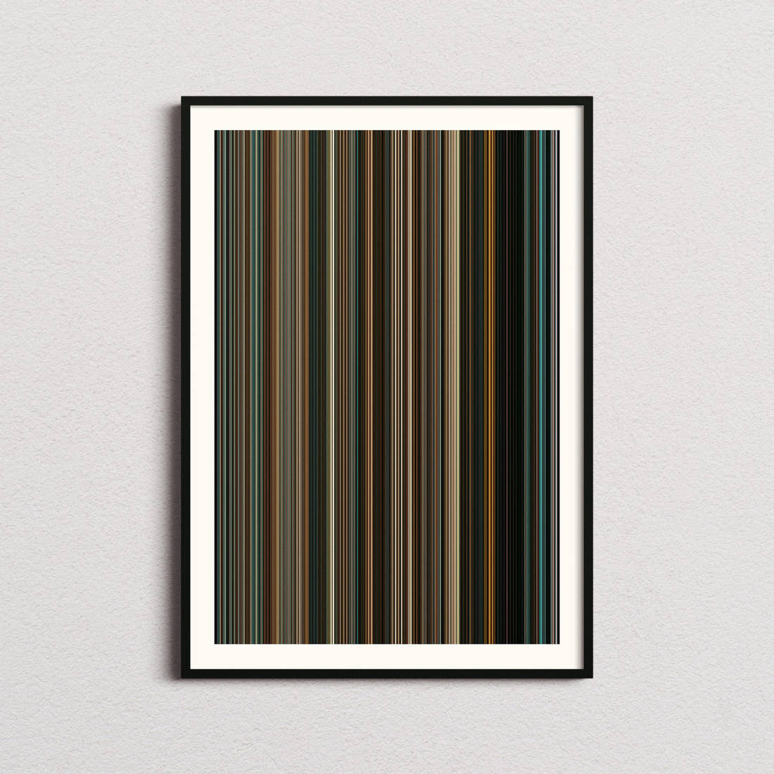 The Last Showgirl Movie Barcode Poster - Barcode Only