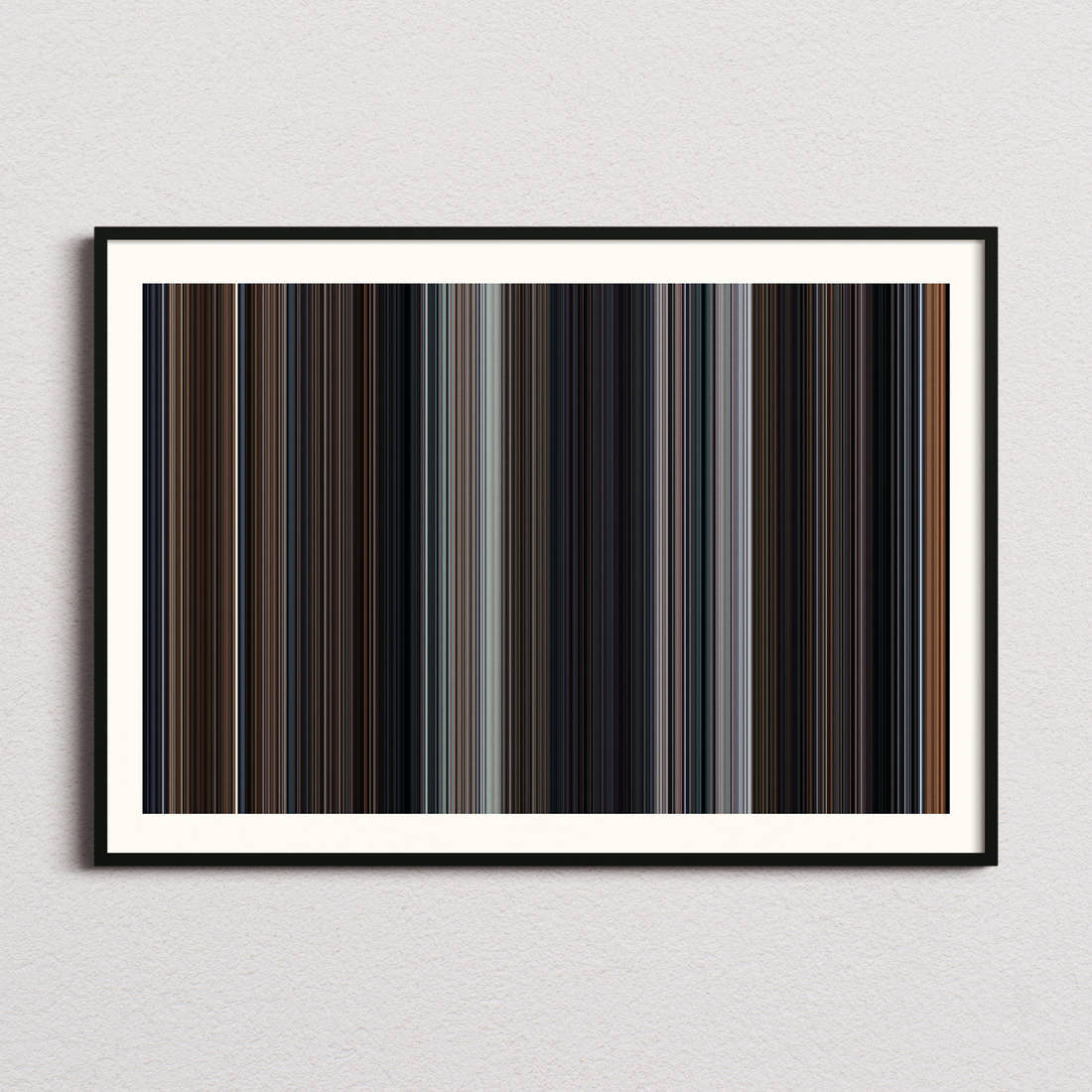 The League of Extraordinary Gentlemen Movie Barcode Poster - Barcode Only