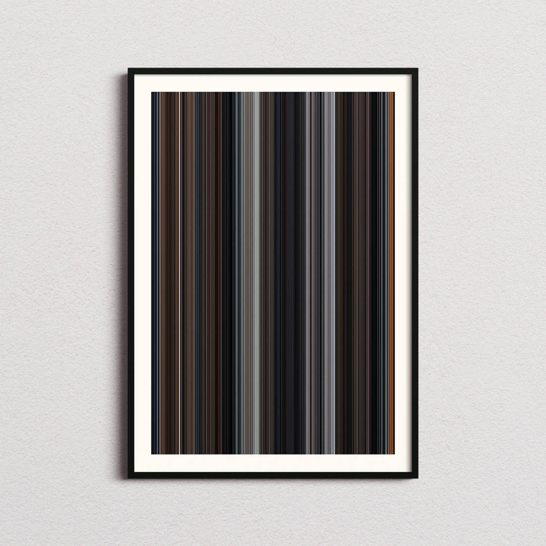 The League of Extraordinary Gentlemen Movie Barcode Poster - Barcode Only