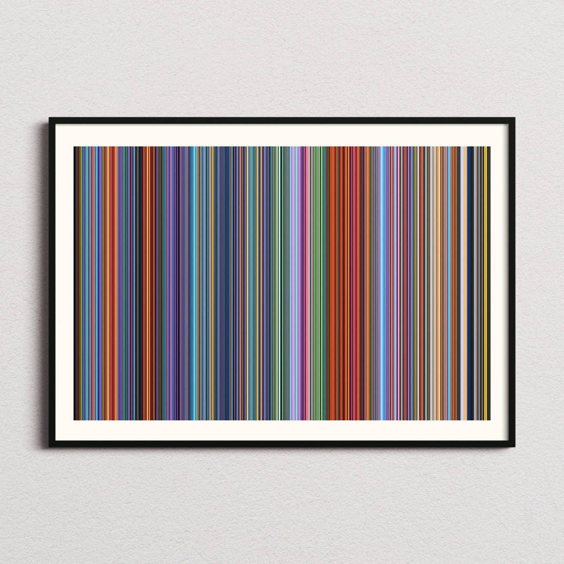 The Lego Batman Movie Barcode Poster - Barcode Only