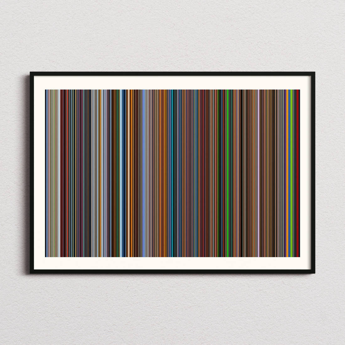 The Lego Movie Barcode Poster - Barcode Only