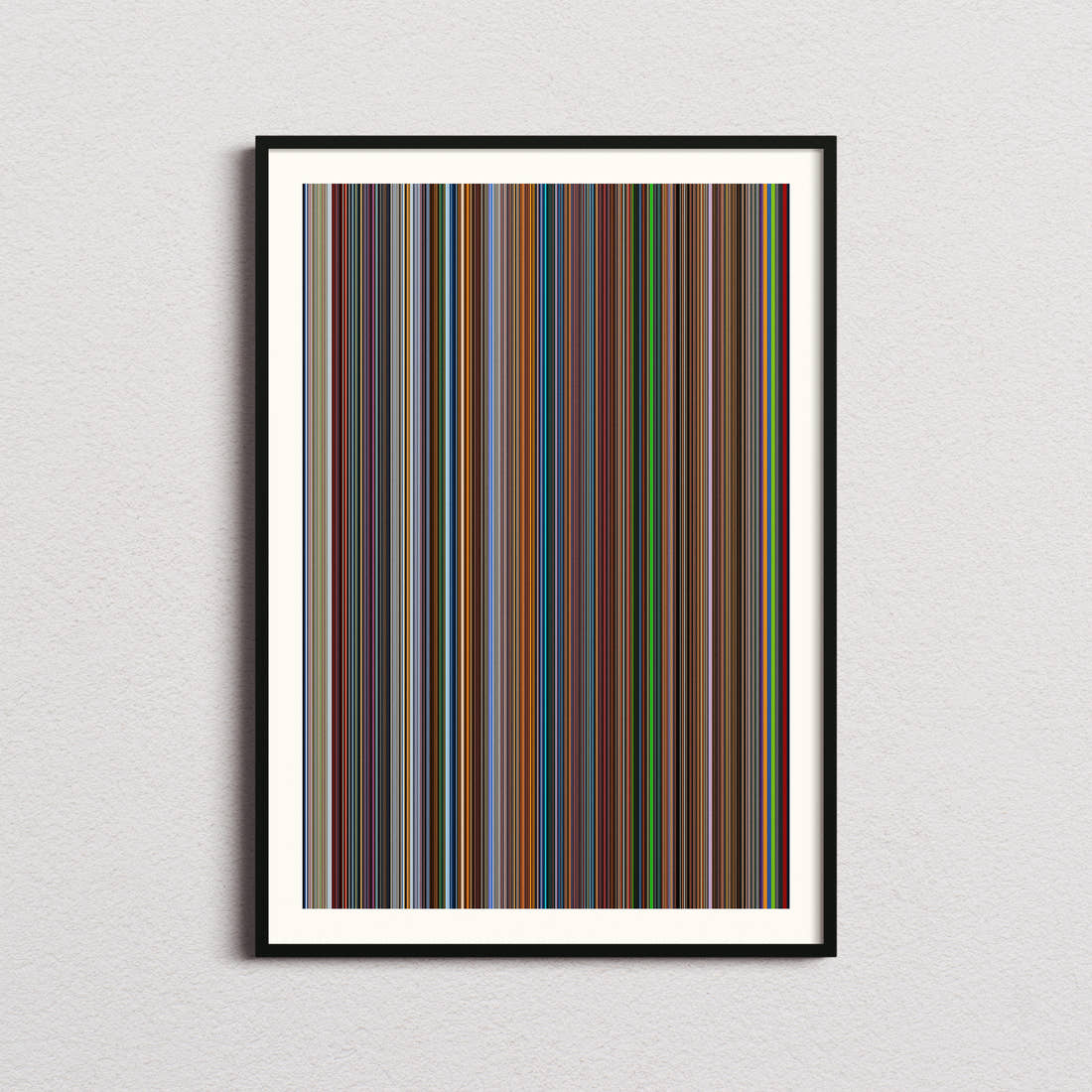 The Lego Movie Barcode Poster - Barcode Only