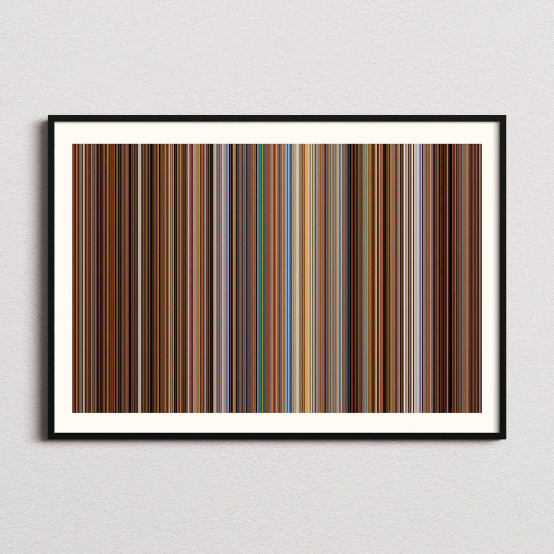 The Life Aquatic With Steve Zissou Movie Barcode Poster - Barcode Only