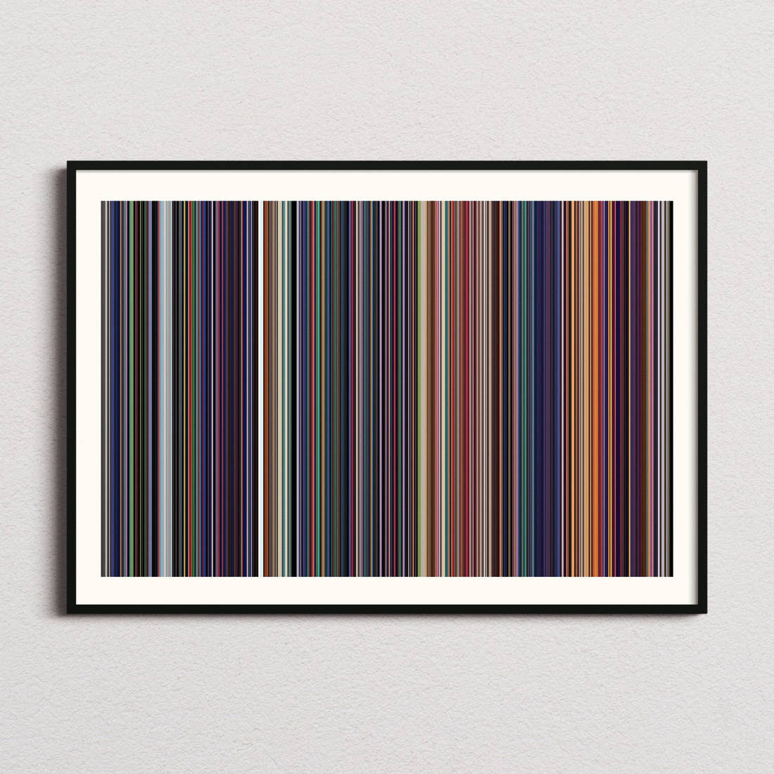 The Little Mermaid (1989) Movie Barcode Poster - Barcode Only
