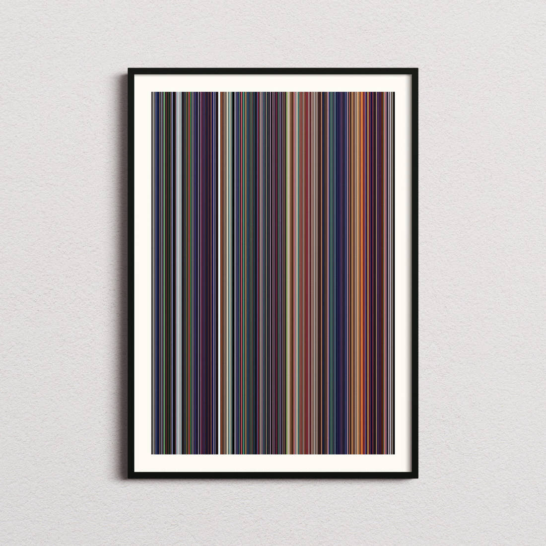 The Little Mermaid (1989) Movie Barcode Poster - Barcode Only
