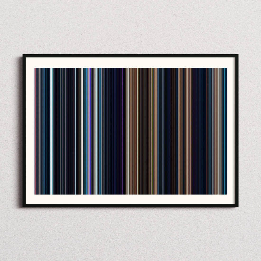 The Little Mermaid 2023 Movie Barcode Poster - Barcode Only