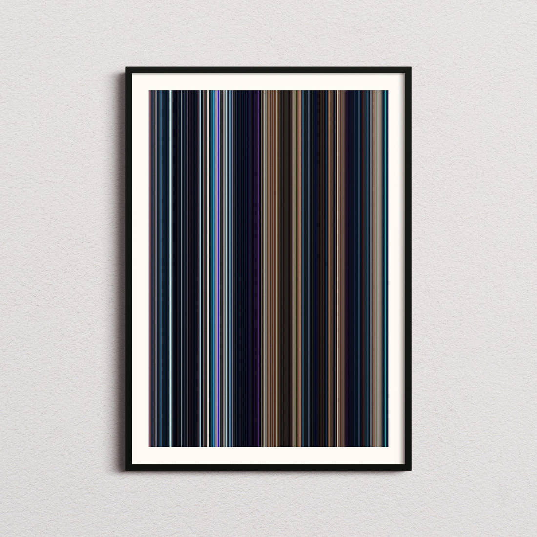 The Little Mermaid 2023 Movie Barcode Poster - Barcode Only
