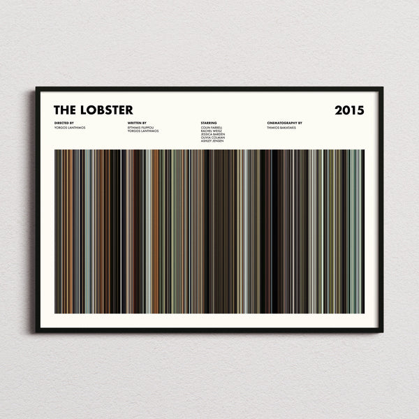 The Lobster Movie Barcode Poster