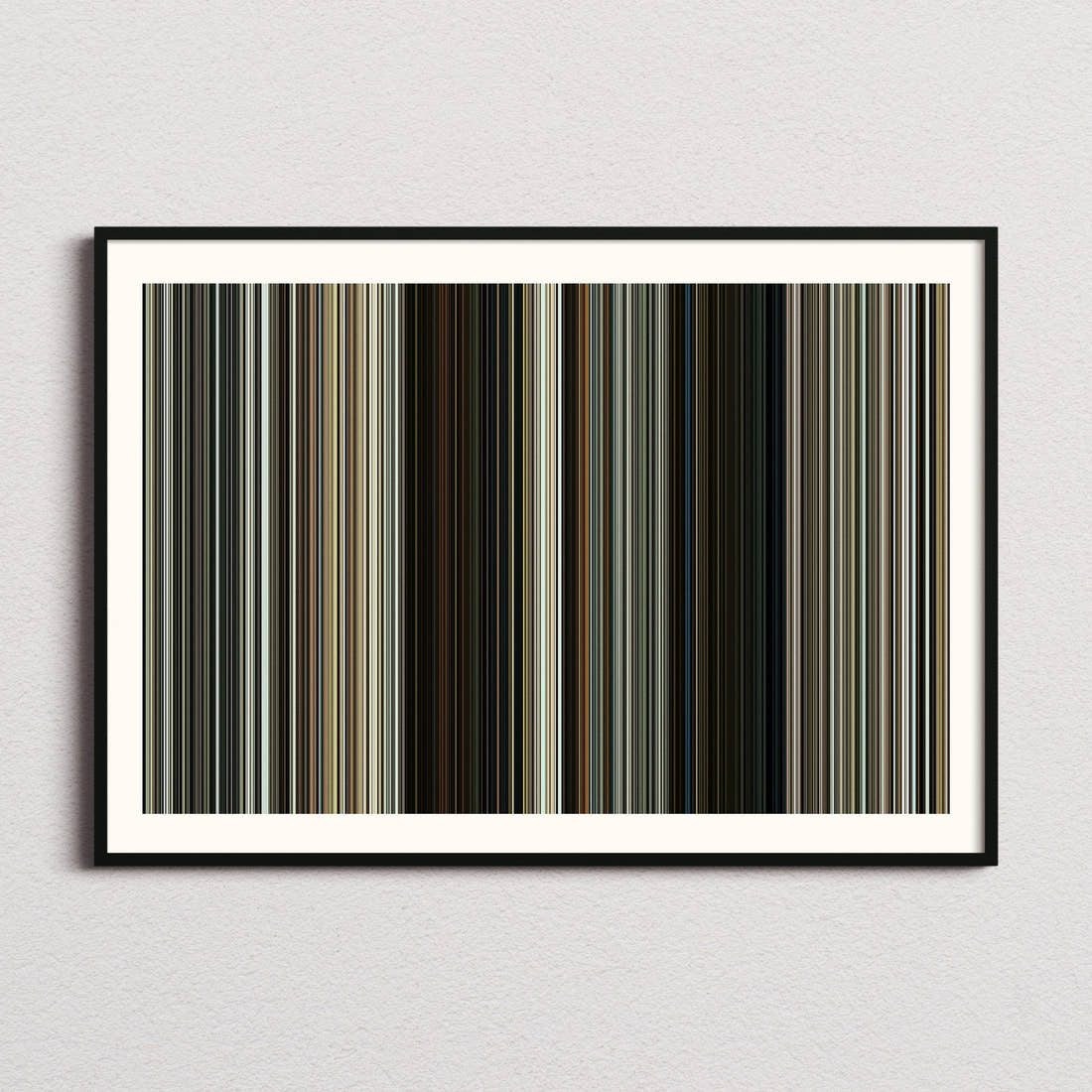 The Lone Ranger Movie Barcode Poster - Barcode Only