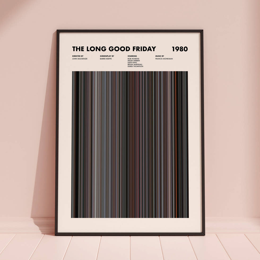 The Long Good Friday Movie Barcode Poster