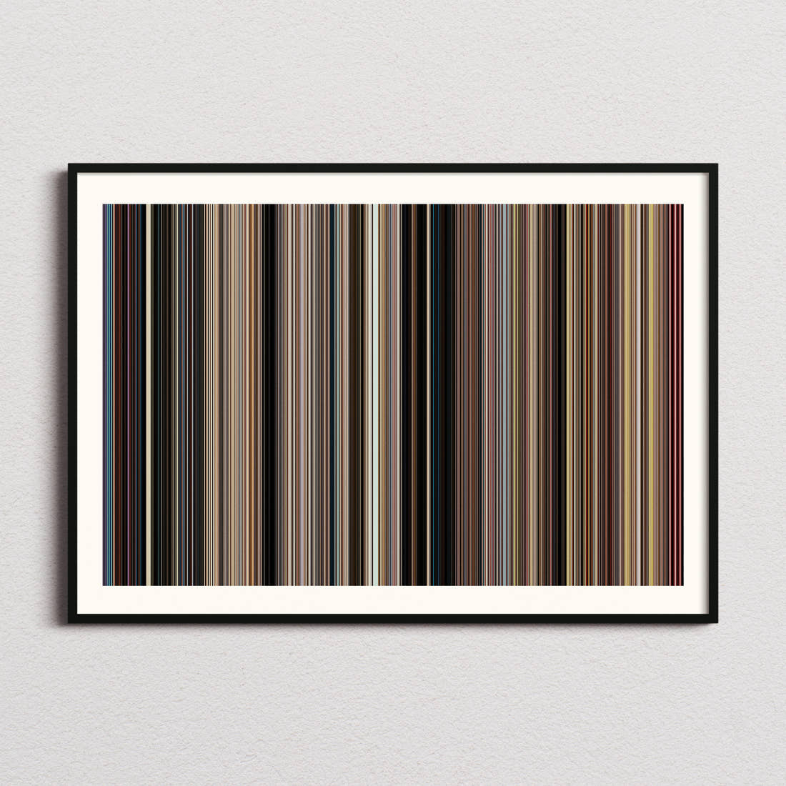 The Longest Yard Movie Barcode Poster - Barcode Only