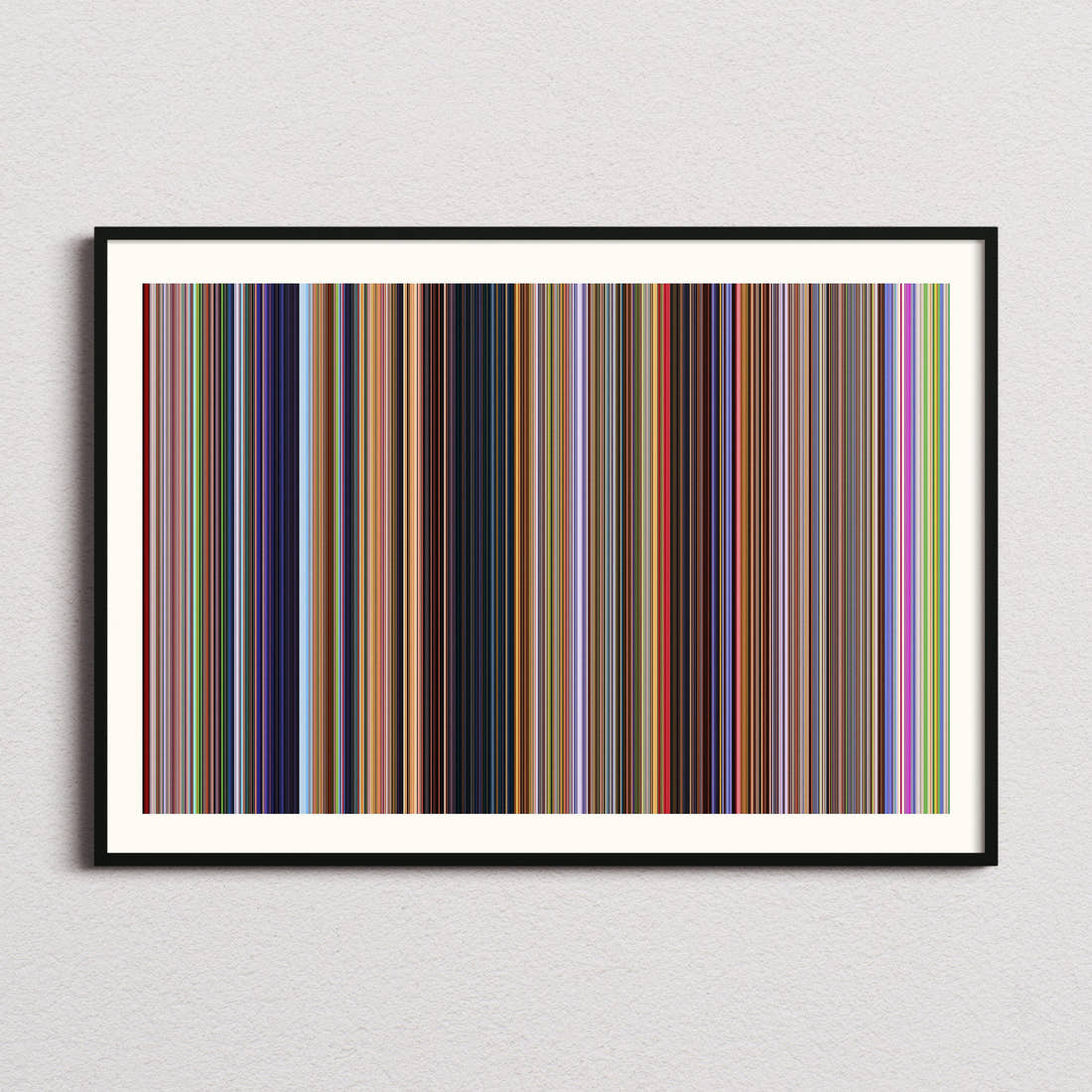 The Lorax Movie Barcode Poster - Barcode Only