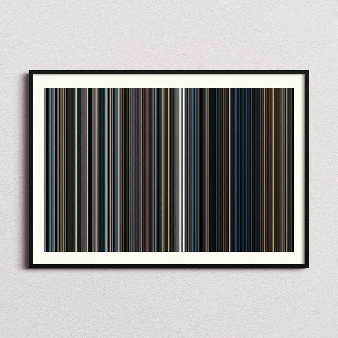 The Lord of the Rings: The Two Towers Movie Barcode Poster - Barcode Only