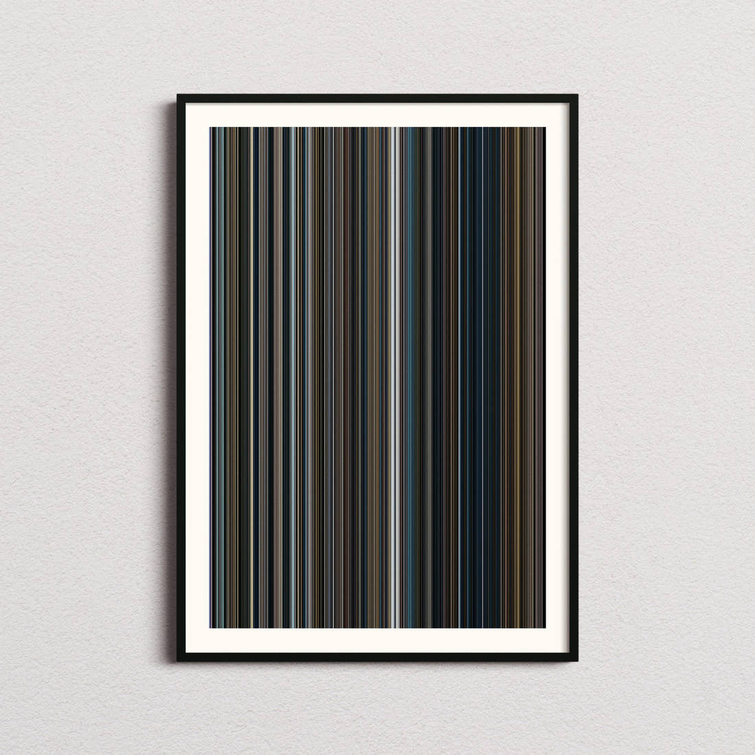 The Lord of the Rings: The Two Towers Movie Barcode Poster - Barcode Only