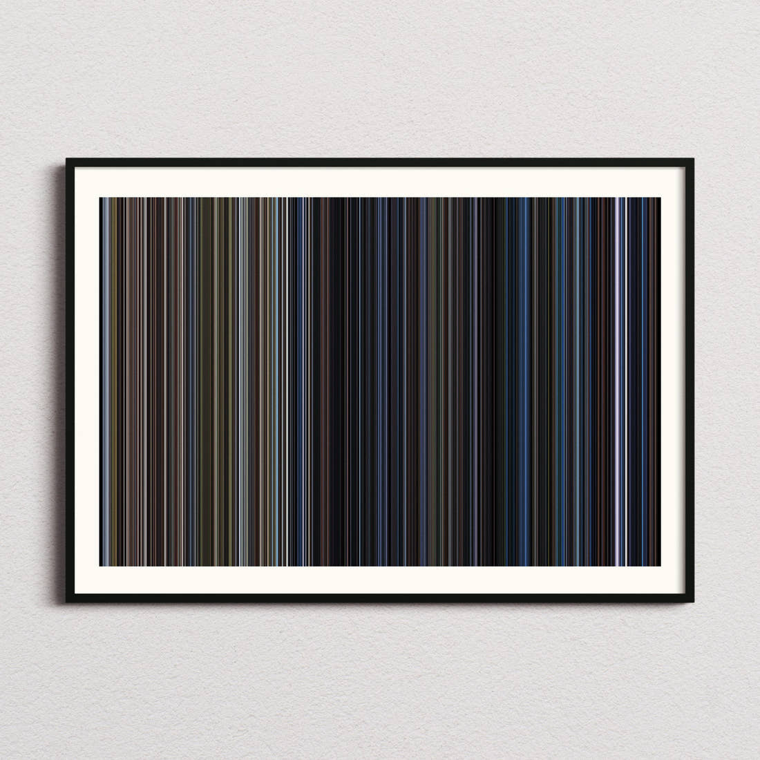 The Lost World: Jurassic Park Movie Barcode Poster - Barcode Only
