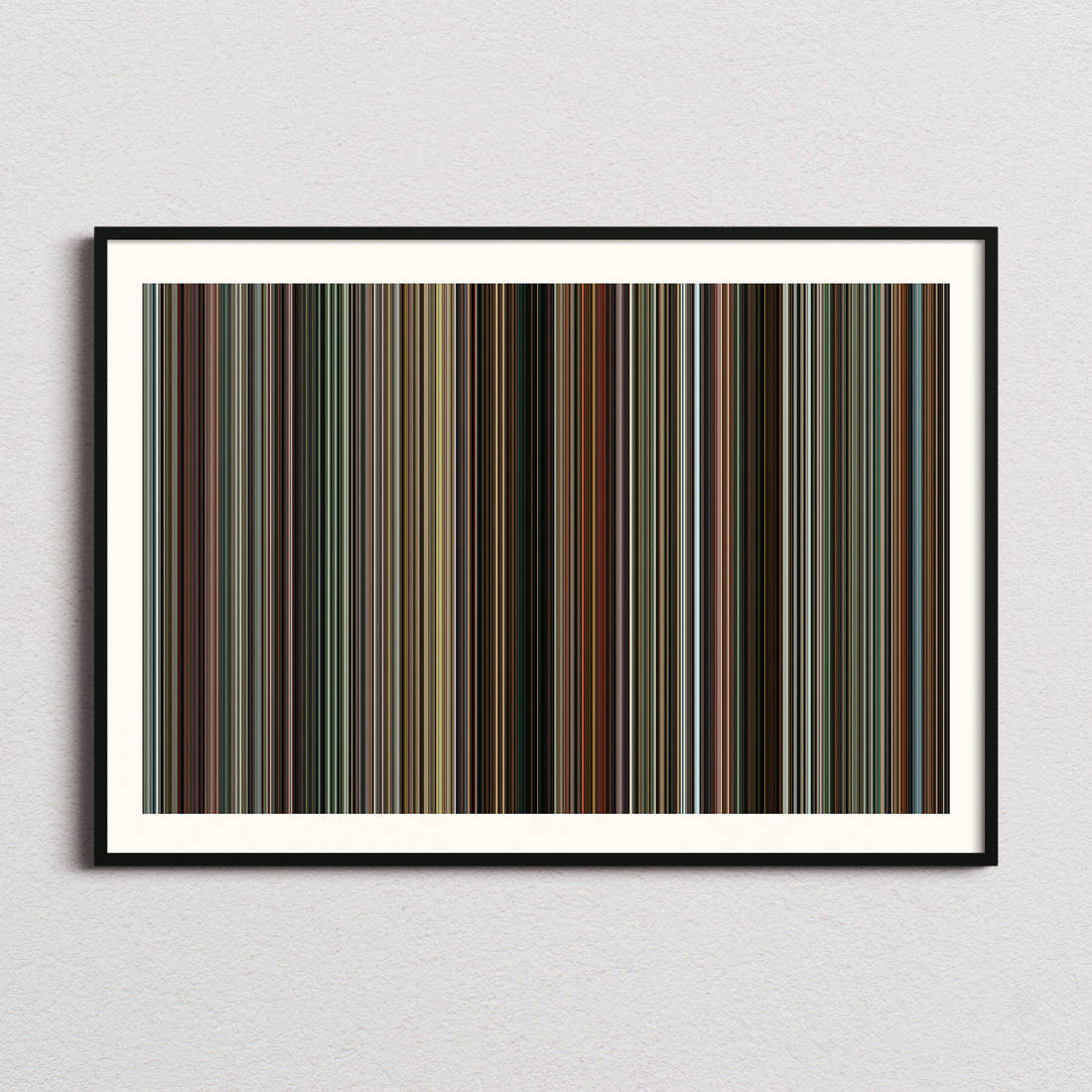The Love Hypothesis Movie Barcode Poster - Barcode Only