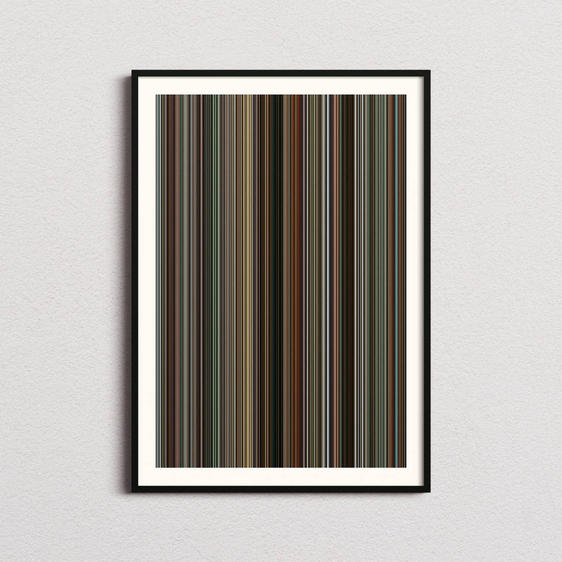 The Love Hypothesis Movie Barcode Poster - Barcode Only