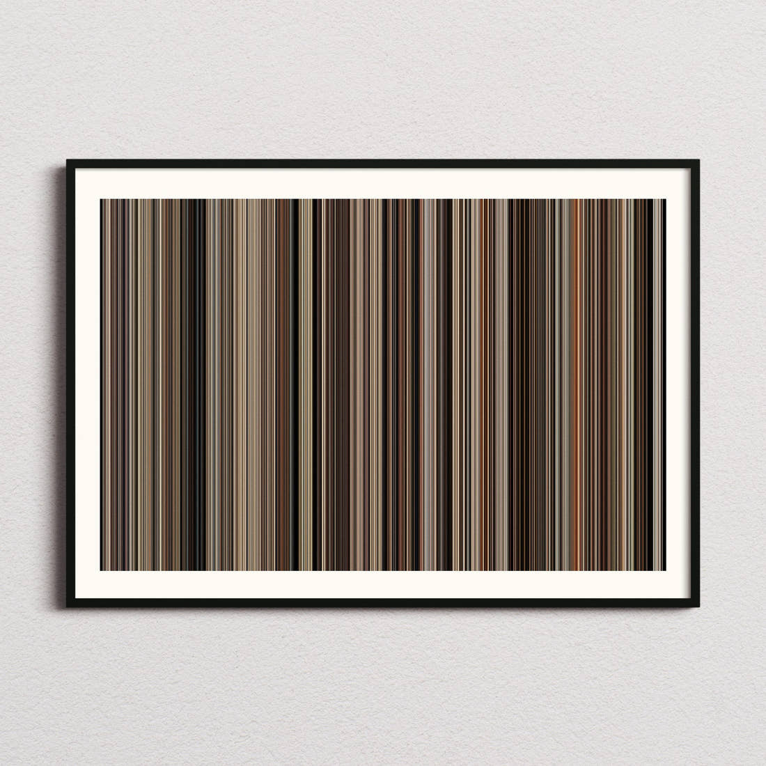 The Lunchbox Movie Barcode Poster - Barcode Only