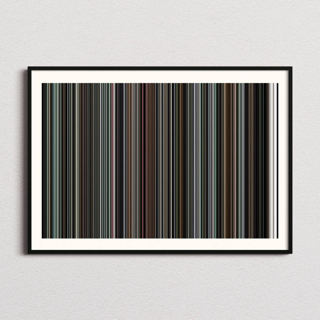 The Machinist Movie Barcode Poster - Barcode Only