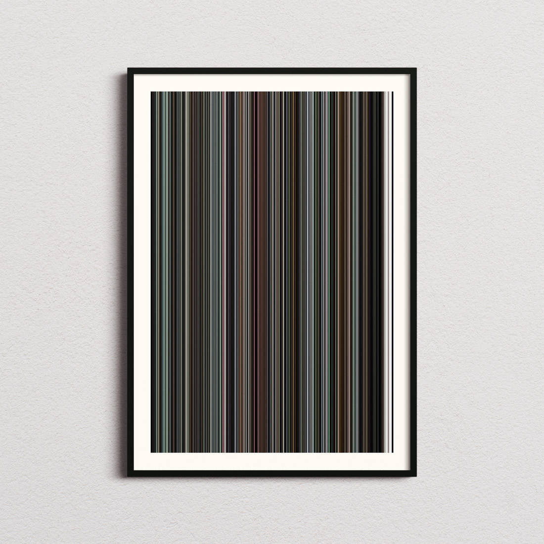 The Machinist Movie Barcode Poster - Barcode Only