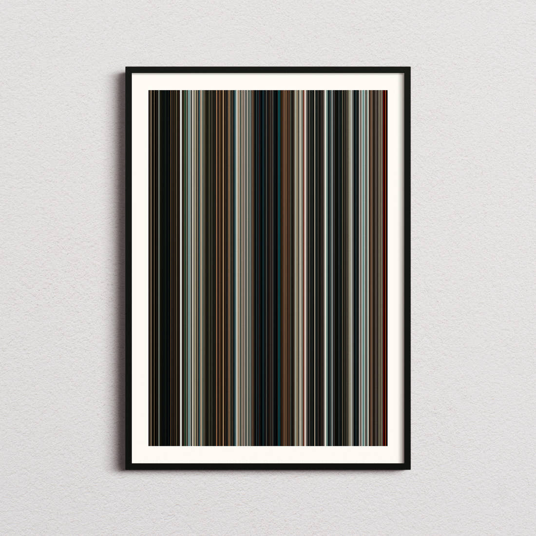The Man from U.N.C.L.E. Movie Barcode Poster - Barcode Only
