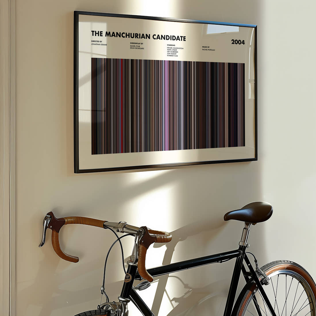 The Manchurian Candidate Movie Barcode Poster