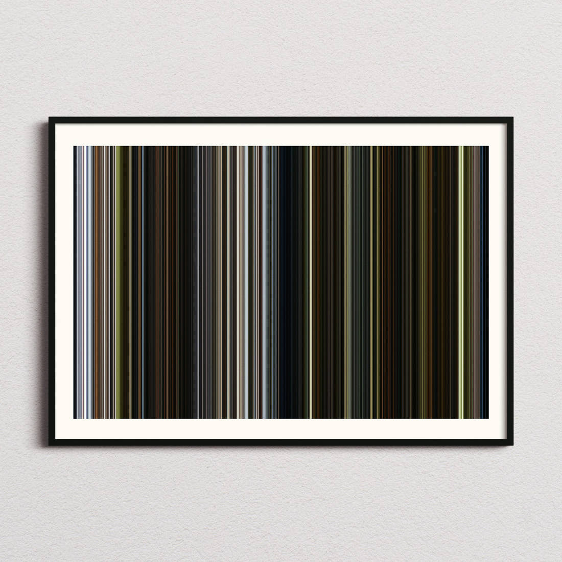 The Mandalorian and Grogu Movie Barcode Poster - Barcode Only
