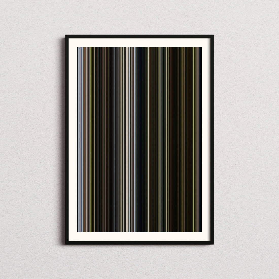 The Mandalorian and Grogu Movie Barcode Poster - Barcode Only
