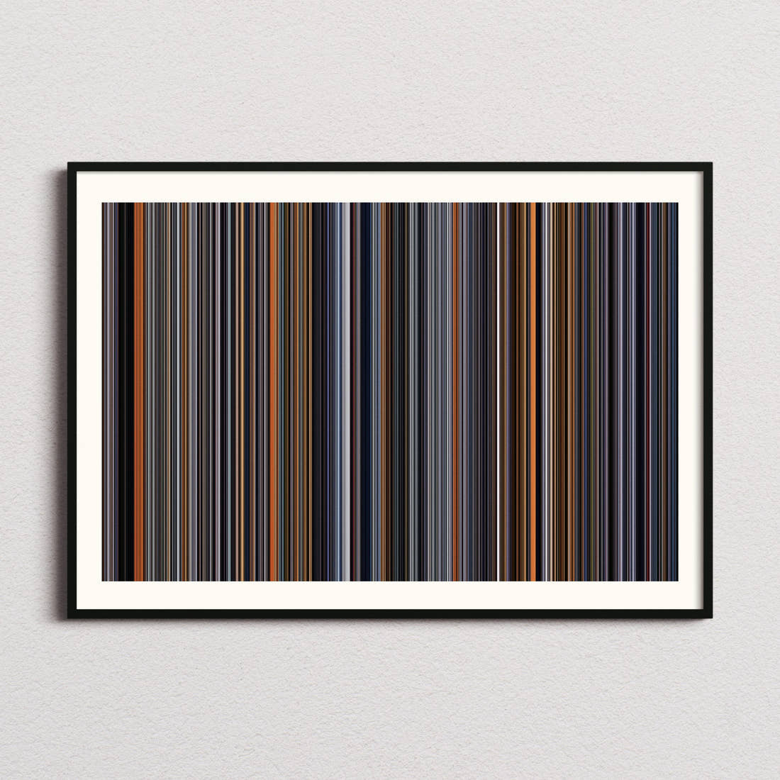 The Martian Movie Barcode Poster - Barcode Only