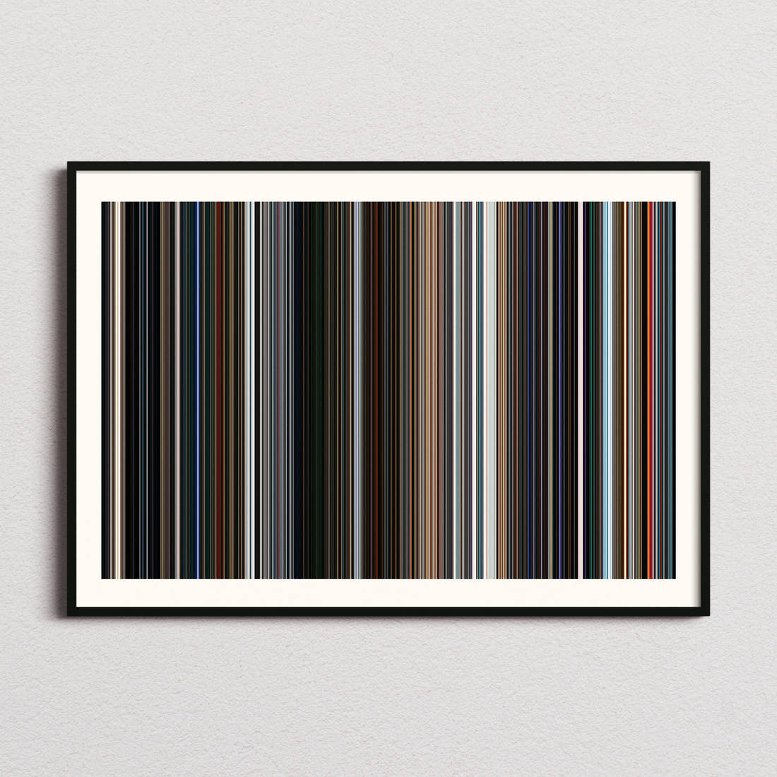 The Marvels Movie Barcode Poster - Barcode Only