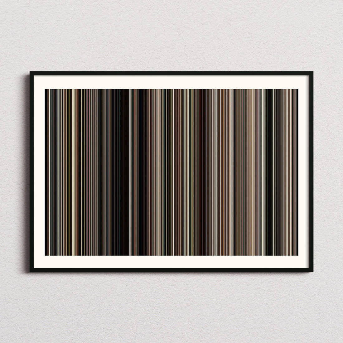 The Master Movie Barcode Poster - Barcode Only