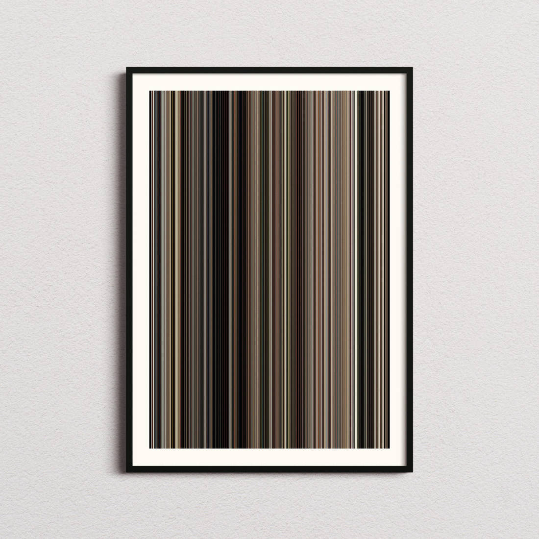 The Master Movie Barcode Poster - Barcode Only
