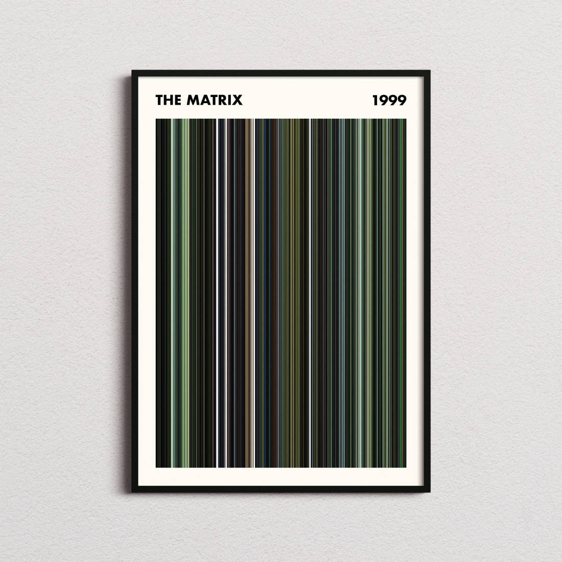 The Matrix print without credits — vertical