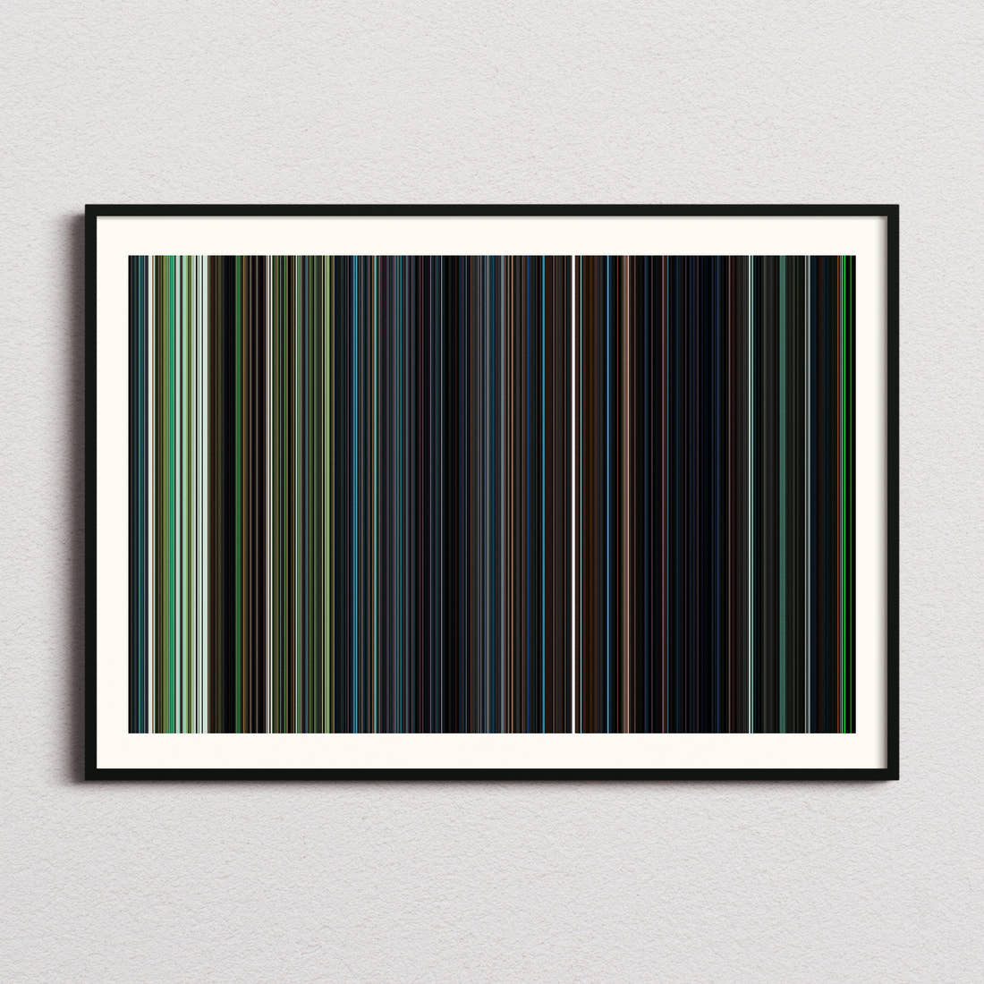 The Matrix Revolutions Movie Barcode Poster - Barcode Only