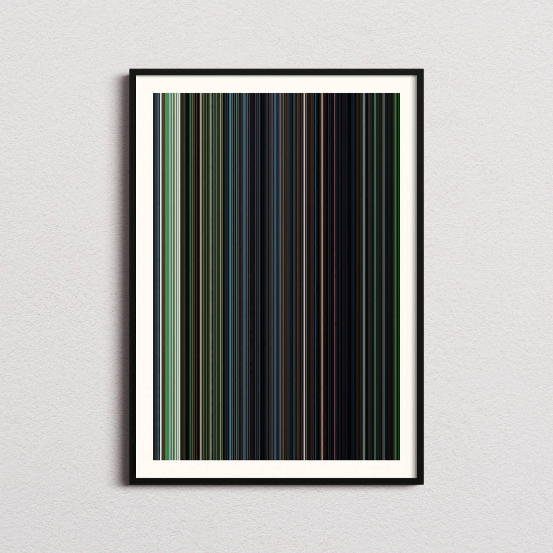 The Matrix Revolutions Movie Barcode Poster - Barcode Only