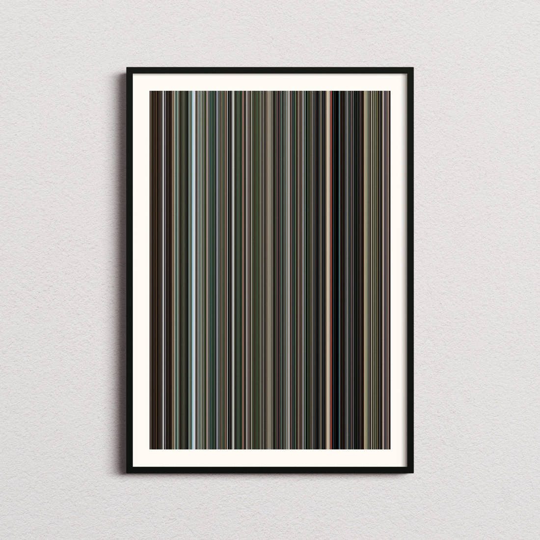 The Mauritanian Movie Barcode Poster - Barcode Only