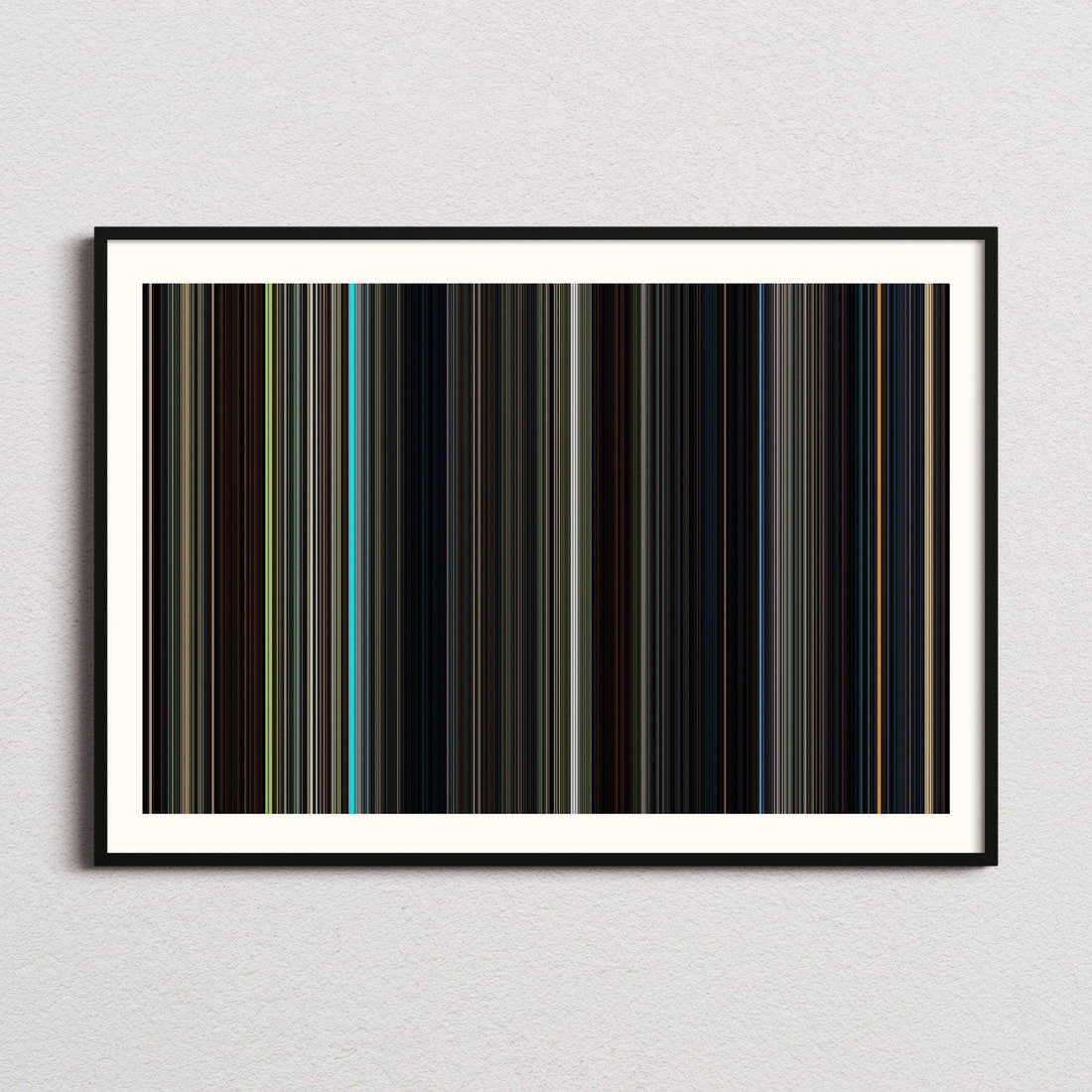 The Maze Runner Movie Barcode Poster - Barcode Only