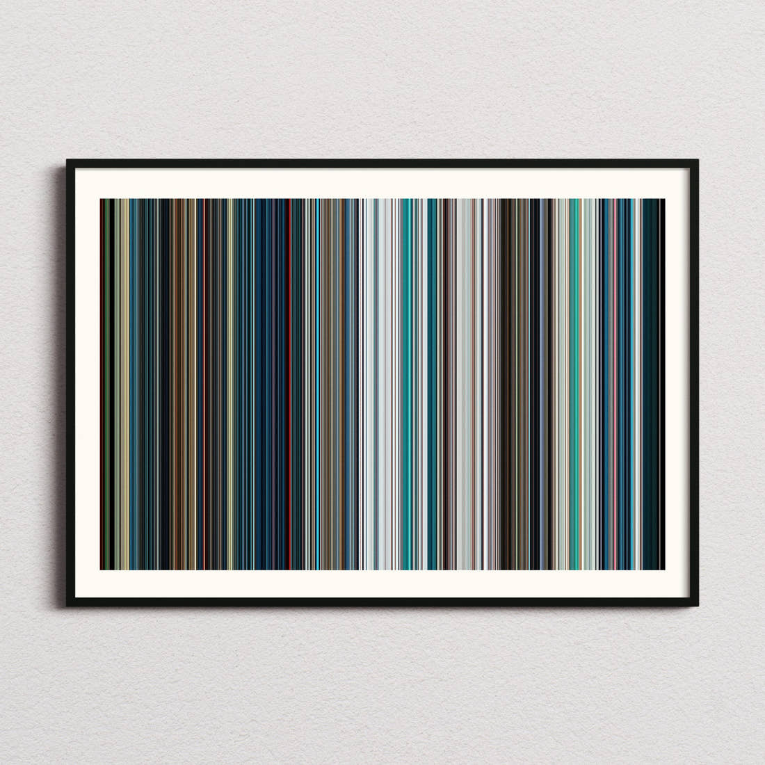 The Meg Movie Barcode Poster - Barcode Only