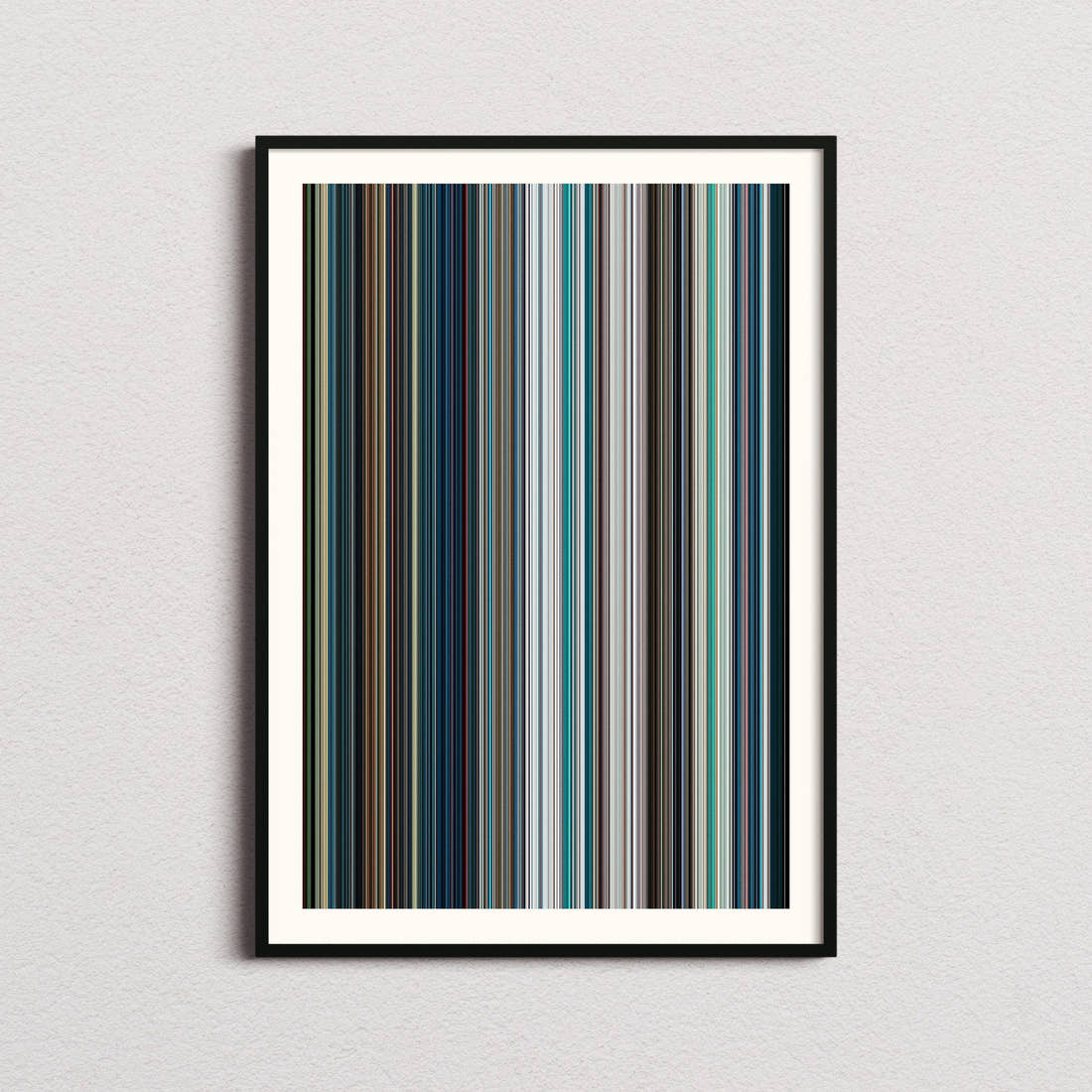 The Meg Movie Barcode Poster - Barcode Only